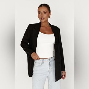 MESHKI- oversized boyfriend blazer